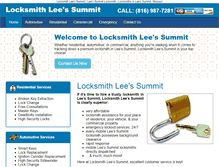 Tablet Screenshot of locksmithleessummit.com